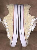 Women’s Embellished Sneakers  (Pearls & Rhinestones)