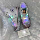 Disney Princess Jasmine Inspired Custom Bling Sneakers