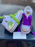 Girls’ Bling Converse – Princess Tiana Inspired Sparkle Sneakers