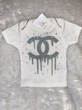 Custom Infant Shirt – Silver-Inspired Personalized Baby Tee