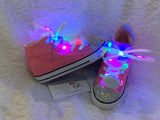 Bling Sparkly Light Up Converse Sneakers – Custom Rhinestone LED Shoes