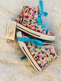 Girls’ Bling Converse – LOL Surprise Inspired Pearl-Embellished Sneakers