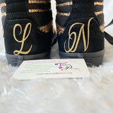 Bling Vans SK-HI8 Skateboard Sneakers – Custom Sparkle Edition