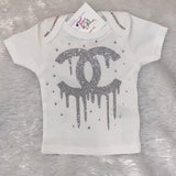 Custom Infant Shirt – Silver-Inspired Personalized Baby Tee