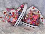 Girls Bling Sneakers  Embellished Junk Sneakers