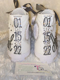 Custom Rhinestone Bling Converse – Personalized Bat Mitzvah Sneakers