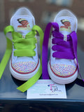 Girls’ Bling Converse – Princess Tiana Inspired Sparkle Sneakers