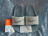 Women’s Bling Nike Slides – Pearl & Rhinestone Embellished Sandals