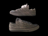 Custom Kids Bling Low Top Converse – Hand-Crystallized Rhinestone Embellished Sneakers