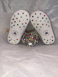 Bling Baby Converse w/  Rainbow Bling Pacifier