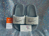 Women’s Bling Nike Slides – Pearl & Rhinestone Embellished Sandals