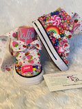 Girls Bling Sneakers  Embellished Junk Sneakers