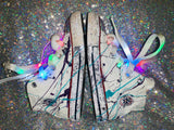 Girls Bling Converse Sneakers (Ariel the Little Mermiad)