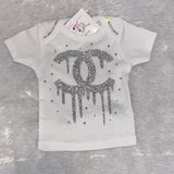 Custom Infant Shirt – Silver-Inspired Personalized Baby Tee