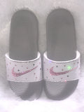 Bling Nike Slides (Miami Vice)
