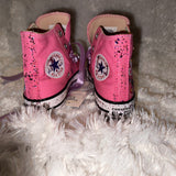 Girls’ Bling Sneakers – Girl Power & Rainbow Design