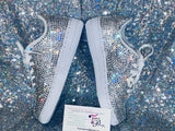 Kids Custom Bling Nike Air Force 1 – Rhinestone Embellished Uptowns ✨👟