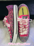 Women’s Bling Converse Sneakers – Embellished with AB Rhinestones