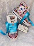 Girls’ Bling Converse – LOL Surprise Inspired Pearl-Embellished Sneakers