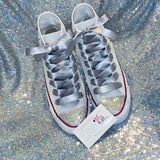 Bling Converse Personalized with Initials – Bat Mitzvah & Wedding Sneakers
