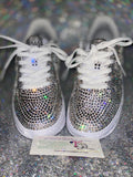 Women’s Custom Bling Air Force 1 – Embellished Nike Uptowns ✨👟