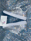 Women’s Custom Bling Air Force 1 – Embellished Nike Uptowns ✨👟