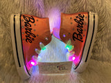 Custom Barbie Sneakers – Personalized Kids Shoes with Glitter & Bling