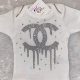 Custom Infant Shirt – Silver-Inspired Personalized Baby Tee