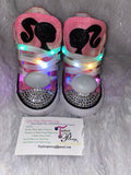 Custom Barbie Sneakers – Personalized Kids Shoes with Glitter & Bling