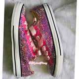 Women’s Bling Converse Sneakers – Embellished with AB Rhinestones