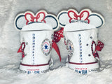 Minnie Mouse Baby Sneakers – Bling Pacifier Custom Shoes