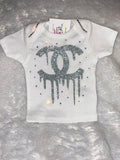 Custom Infant Shirt – Silver-Inspired Personalized Baby Tee