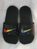 Custom Bling Nike Slides (Pride)