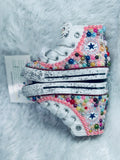 Girls’ Bling Converse Sneakers – Embellished Pearl Unicorn Design