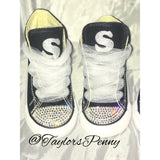 Girl’s Bling Converse Sneakers – Tulle & Personalized Initials