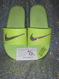 Women’s Bling Nike Slides – Rhinestone Swoosh Sandals