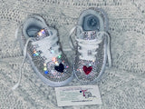 Alice in Wonderland Inspired Custom Air Force 1 – Embellished Bling Nike Uptowns ✨👟