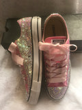 Women’s Bling Converse Sneakers – Embellished with AB Rhinestones