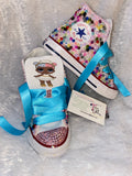 Girls’ Bling Converse – LOL Surprise Inspired Pearl-Embellished Sneakers