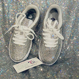 Women’s Custom Bling Air Force 1 – Embellished Nike Uptowns ✨👟