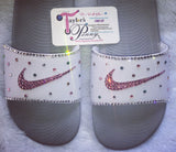 Bling Nike Slides (Miami Vice)