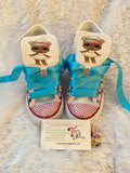 Girls’ Bling Converse – LOL Surprise Inspired Pearl-Embellished Sneakers