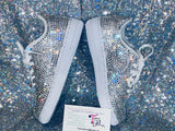 Women’s Custom Bling Air Force 1 – Embellished Nike Uptowns ✨👟