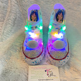 Disney Princess Jasmine Inspired Custom Bling Sneakers