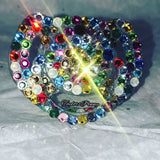 Bling Baby Converse w/  Rainbow Bling Pacifier