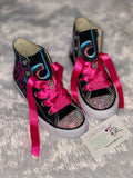 TikTok Inspired Custom Bling Sneakers