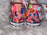 Girls Bling Sneakers  Embellished Junk Sneakers