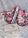 Girls Bling Sneakers  Embellished Junk Sneakers