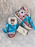 Girls’ Bling Converse – LOL Surprise Inspired Pearl-Embellished Sneakers