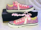 Women’s Bling Converse Sneakers – Embellished with AB Rhinestones
